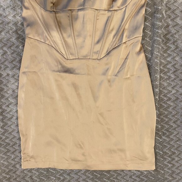 NWT Scarlett Corset Satin Mini Dress - Picture 4 of 6